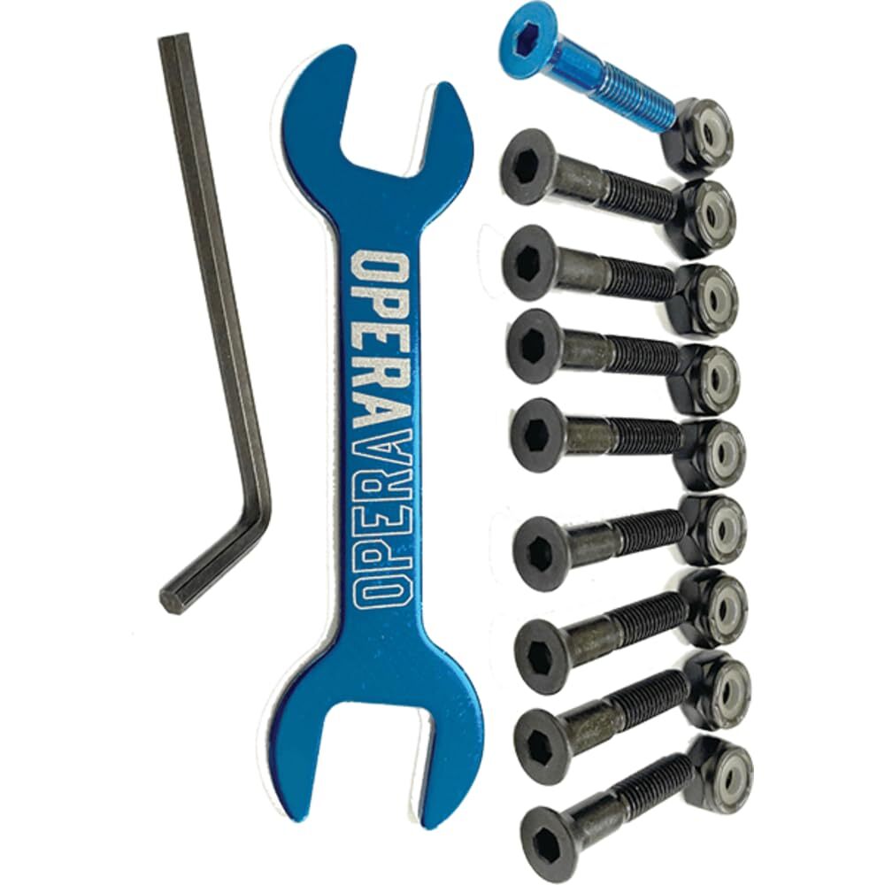 Opera 1" Allen Hardware Set Black/Blue