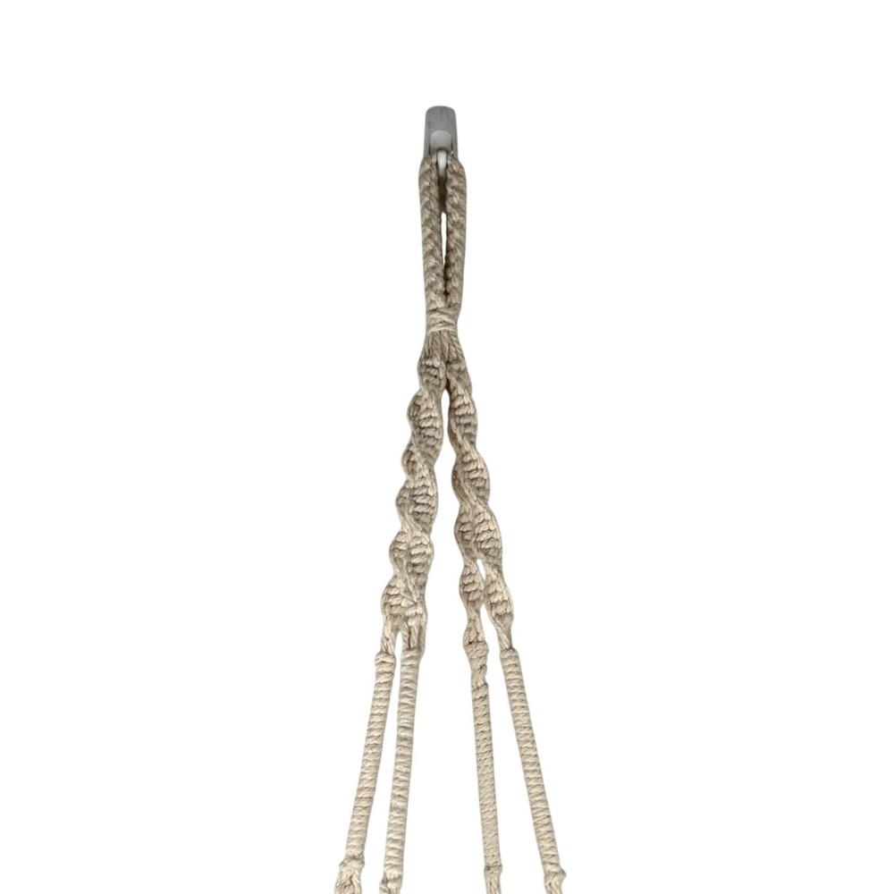 Classic Retro 70's Macrame Medium Size Plant Holder