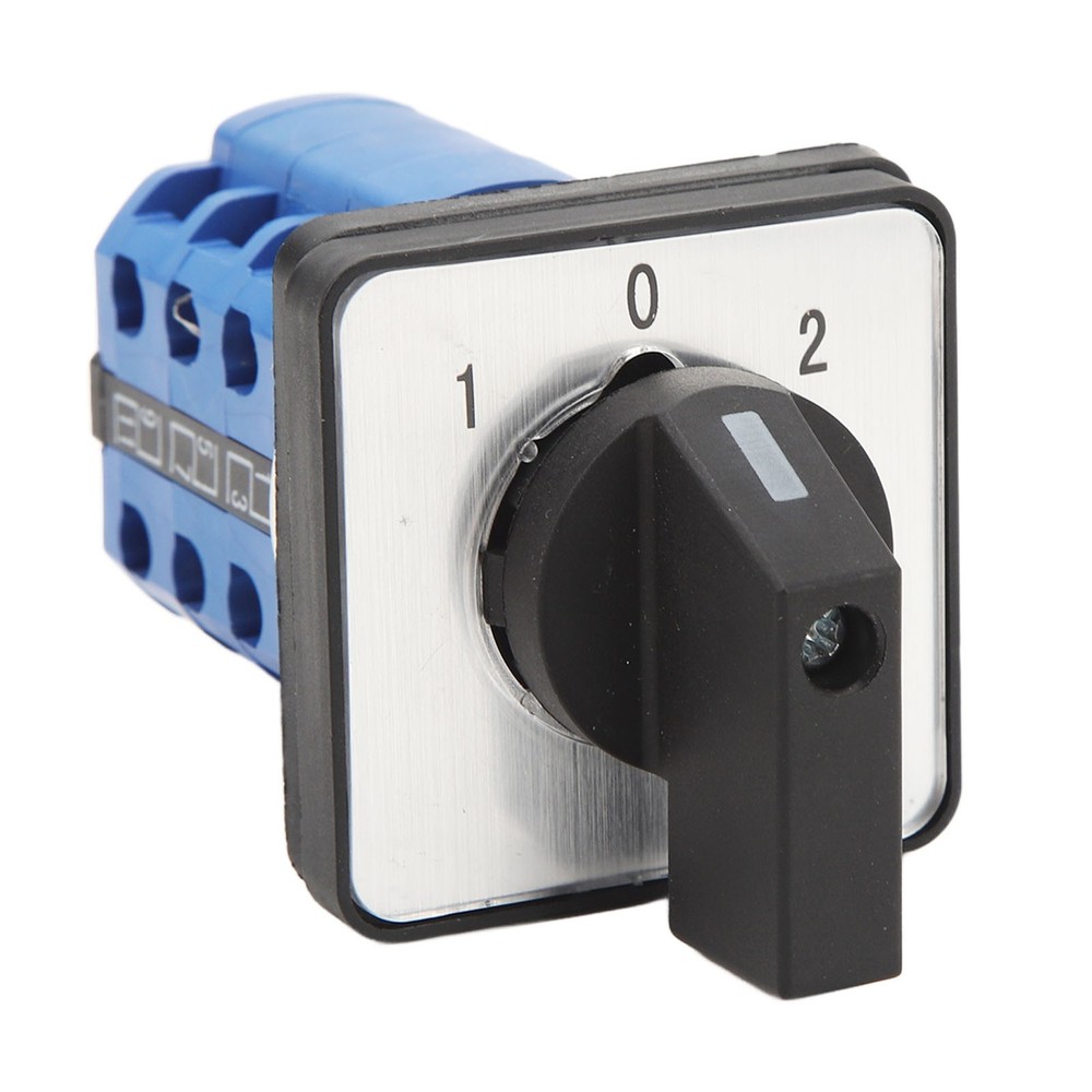 Universal 3 Position Changeover Switch Efficient Rotatory Transfer Switch For Po