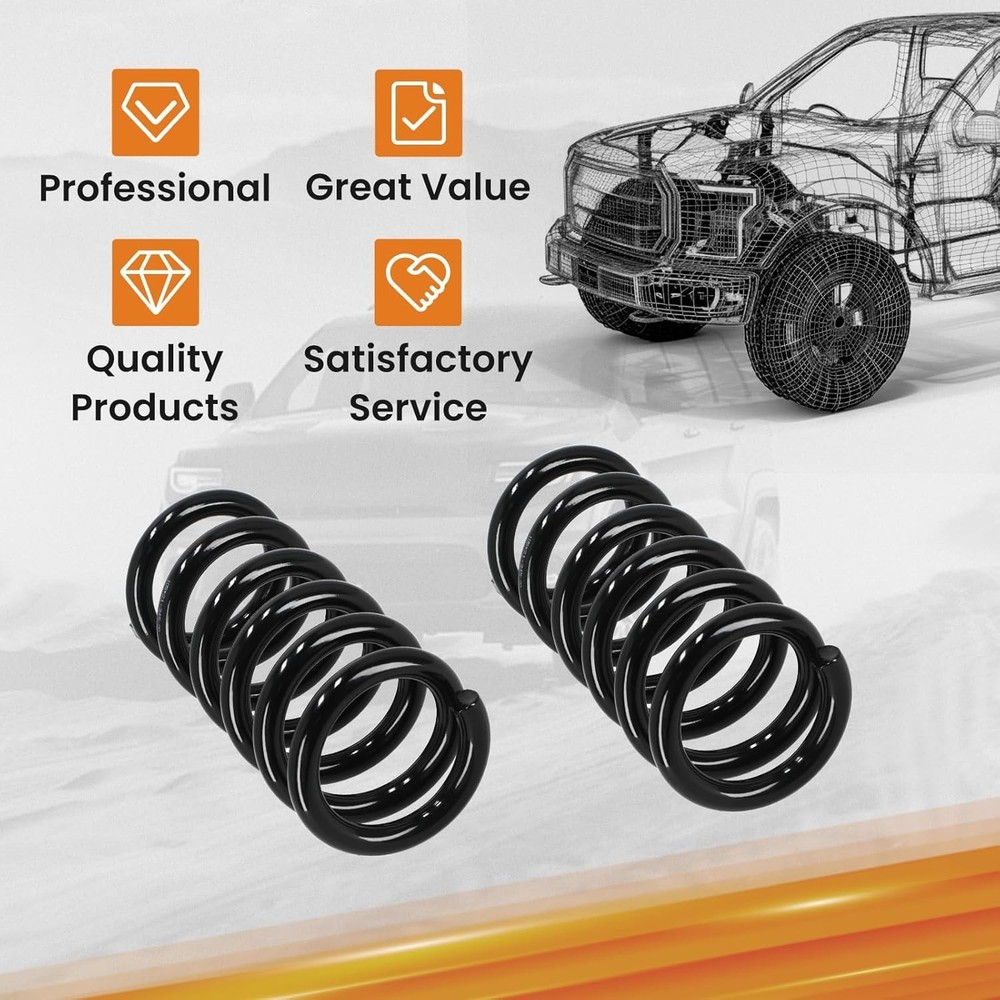 3" Front Coil Spring Lowering Kit for Chevy Silverado & GMC Sierra 1999-2007