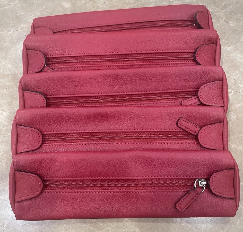 Levenger Red Leather pencil cases model AL 4436