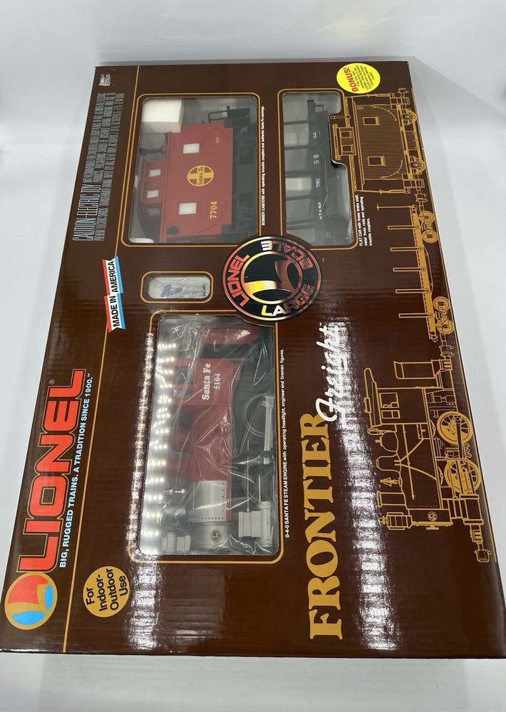 Lionel Frontier Freight 8-81002 Large Scale G Train Set NEW SEALED B