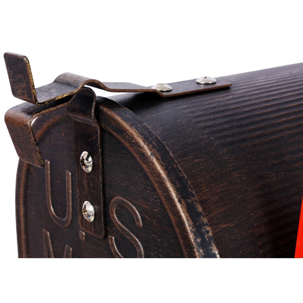 Large Parcel Mailbox Kit Weatherproof Cast Aluminum Decorative Mailbox with