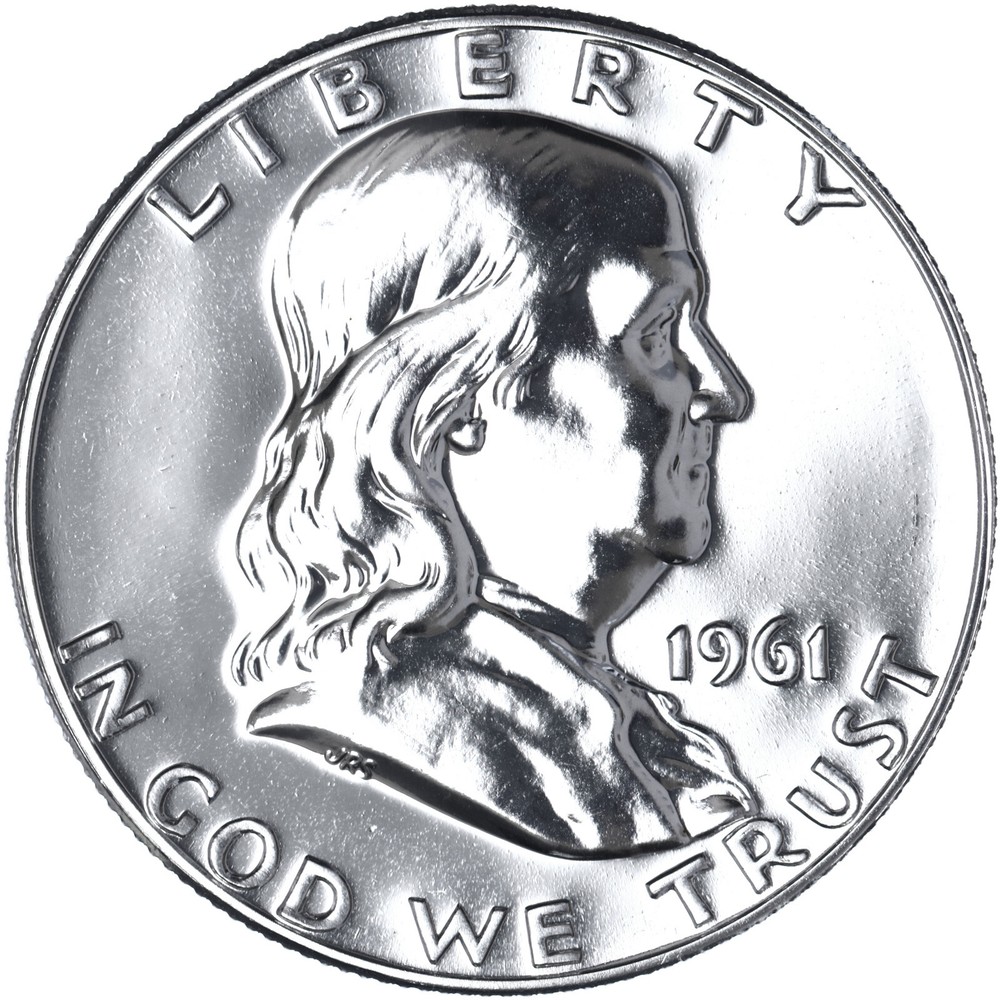 1961 (P) Franklin Half Dollar Gem Proof 90% Silver