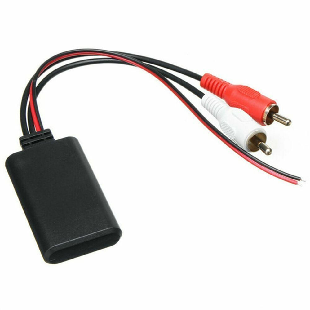 2x Car Audio Stereo Bluetooth AUX Receiver Module RCA Interface Cable Adapter US