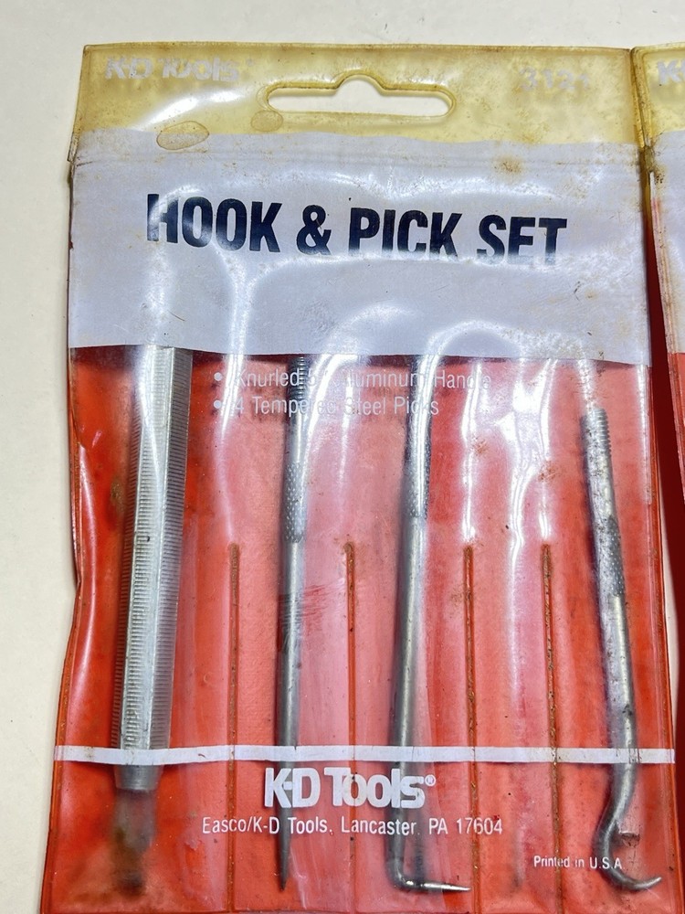 2 K-D Hook And Pick Sets Used