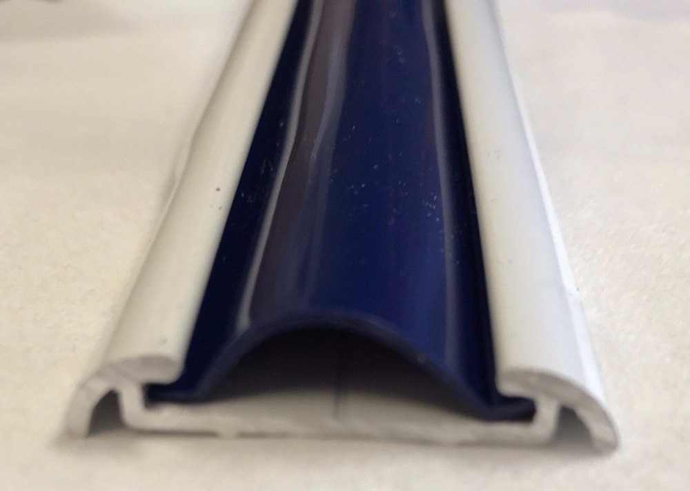 1" x 100 Ft COOL NAVY BLUE Vinyl Insert Molding Trim Screw Cover RV Boat Trailer