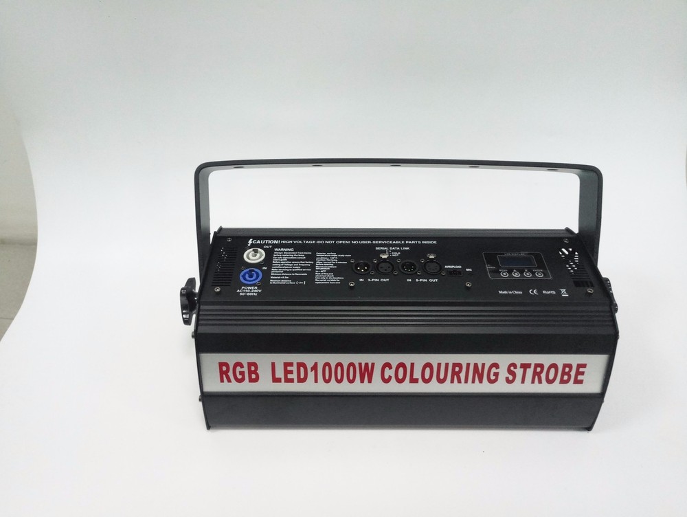 3in1 LED Strobe Light Martin Rush 8 Sections Color DMX512 Atomic Flash Light