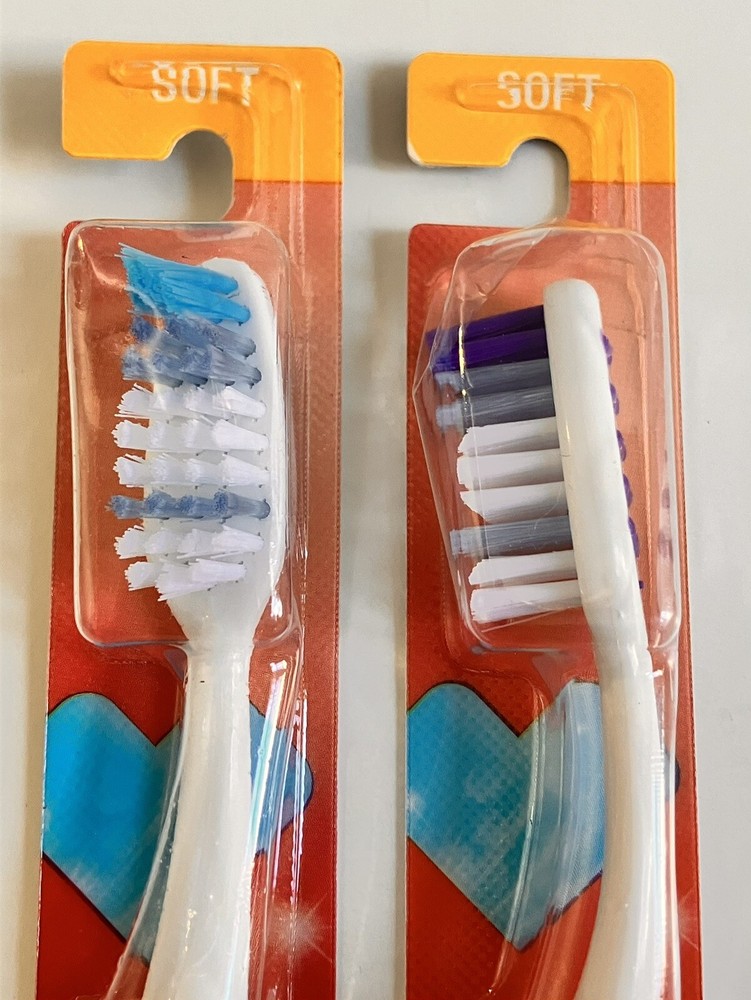 2 CVS Dual Clean Soft Bristle Toothbrush