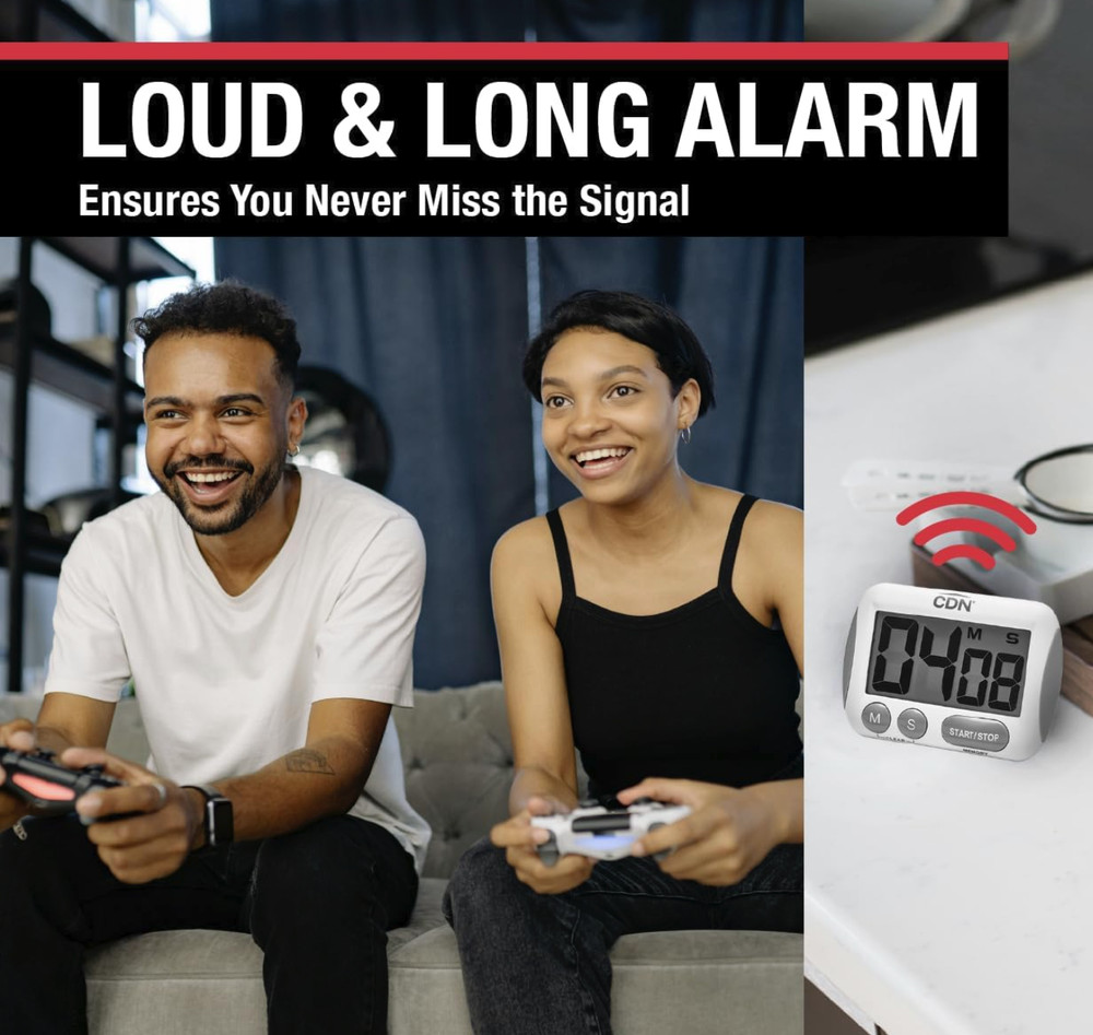 CDN Extra Big Digit Brown Digital Timer