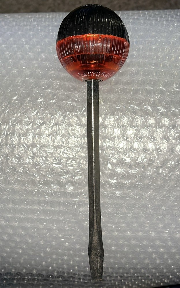 Vintage Creative Tool Easydriver Ratchet Power Ball Tool System w/ Screwdriver