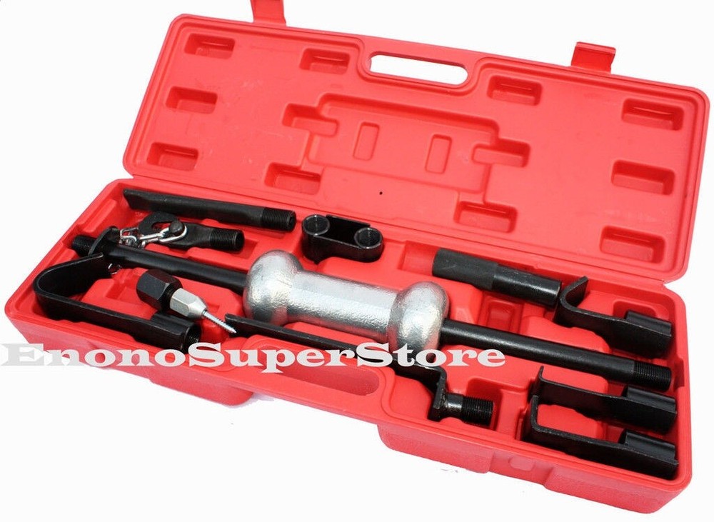 13Pc Auto Body Dent Puller Repair Kit w/ 10lbs Slide Hammer