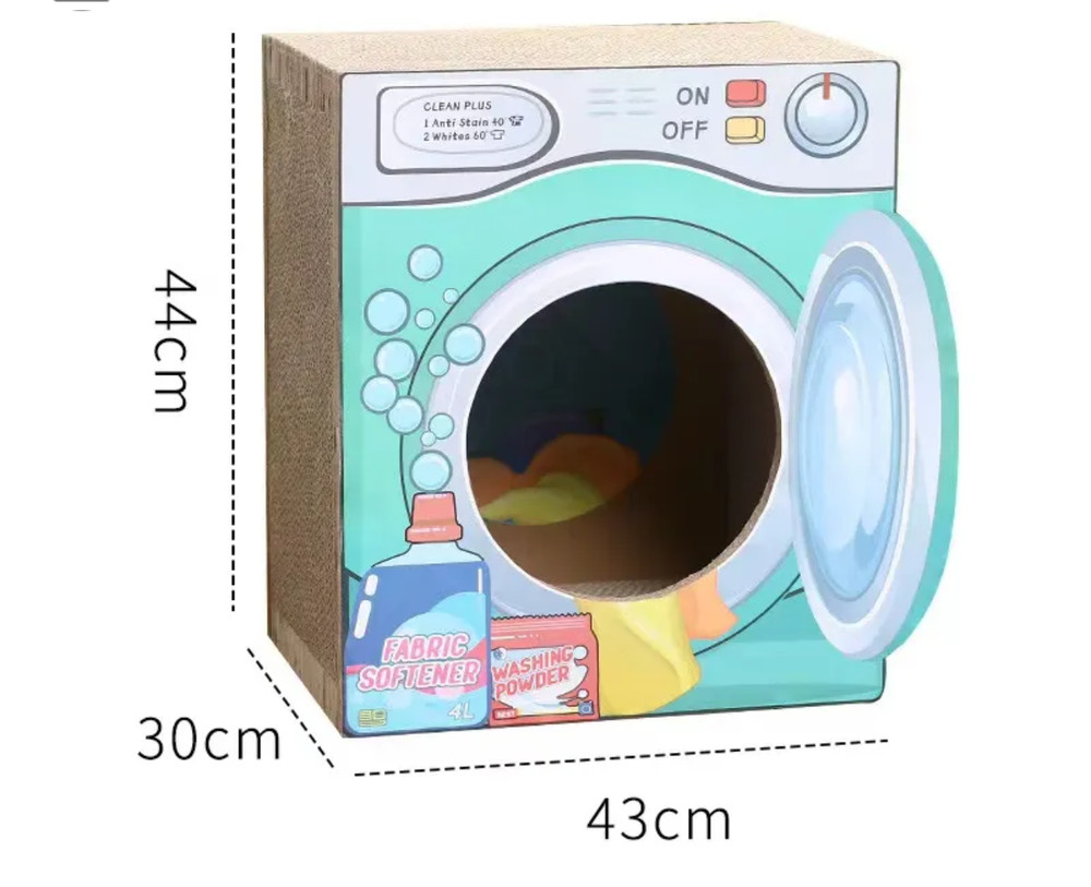 Cat house washing machine design-4 sided scratch post NEW
