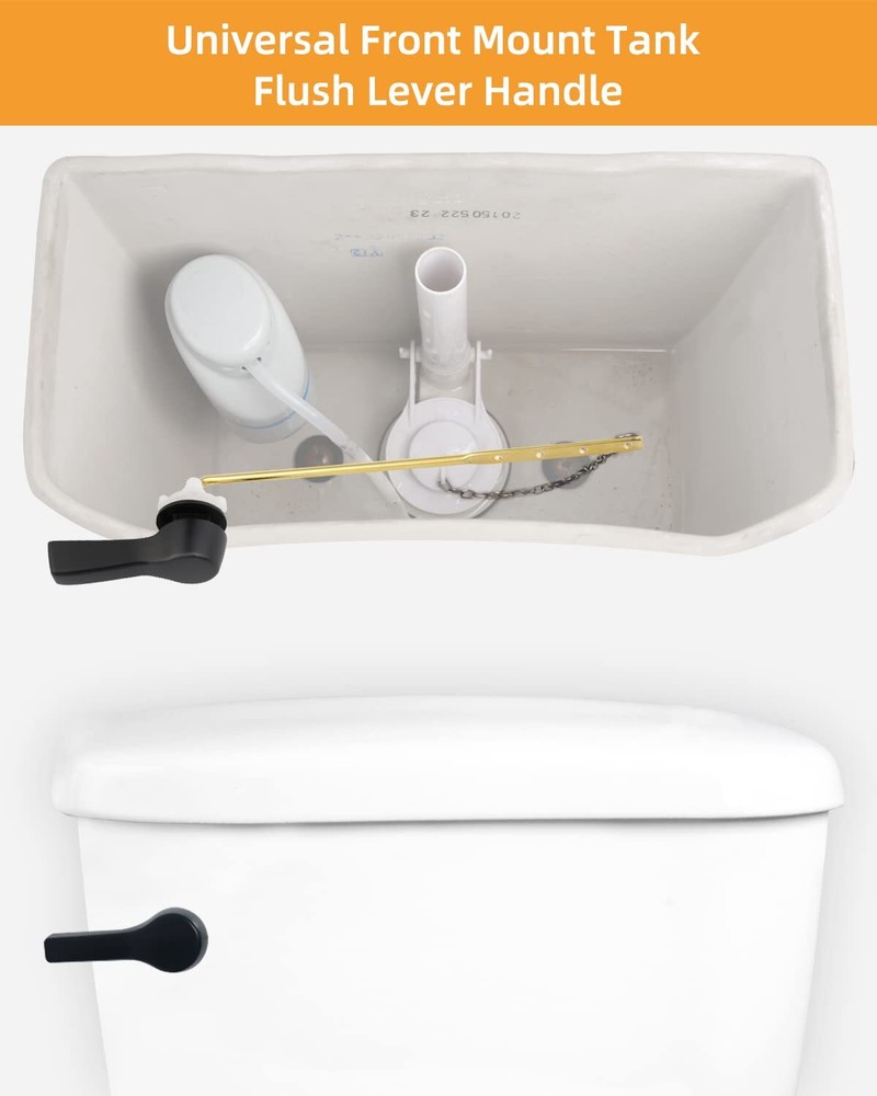 Universal Front Mount Toilet Handle Tank Flush Lever Replacement Handle Toilets