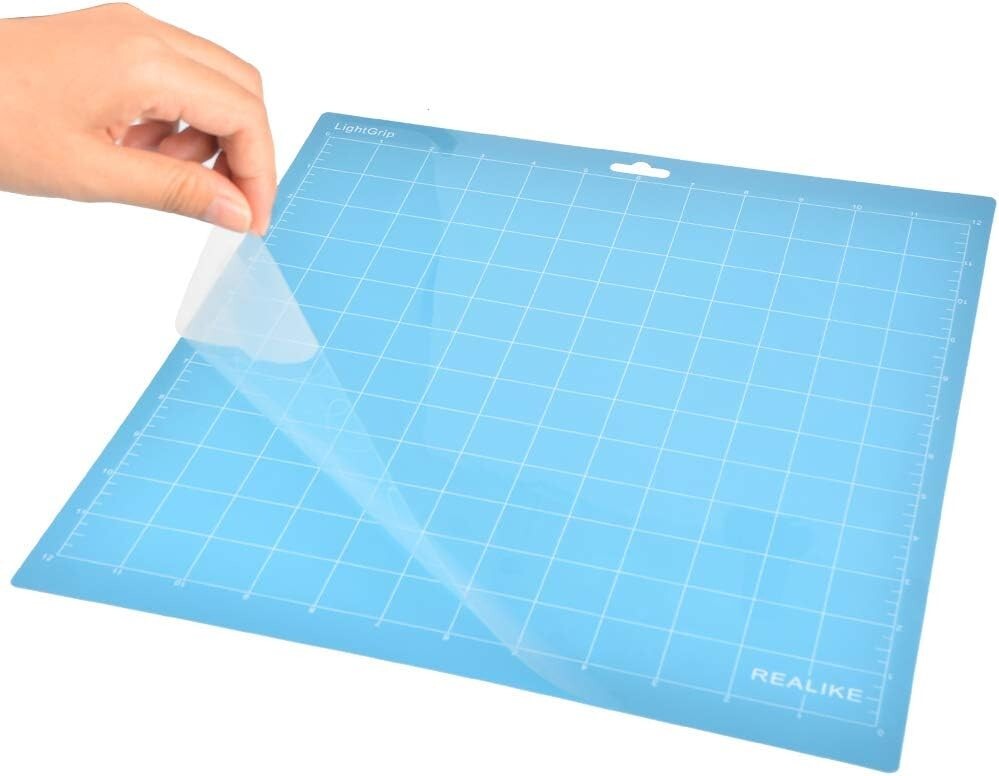 12x12 LightGrip Cutting Mat Set - Ideal for Cricut Projects & More