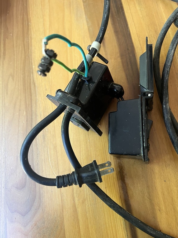 Ryobi BT3000 Table Saw Switch and Power Cord. Used.