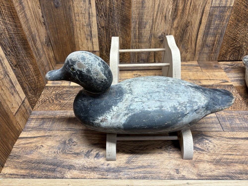1- Duck Decoy/Large Double Stands/ Oak. Group 10#