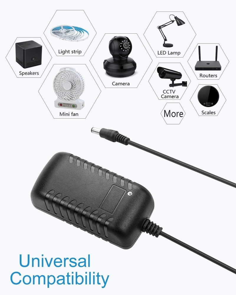 24V Power Supply Adapter 1A 24W 5-Pack
