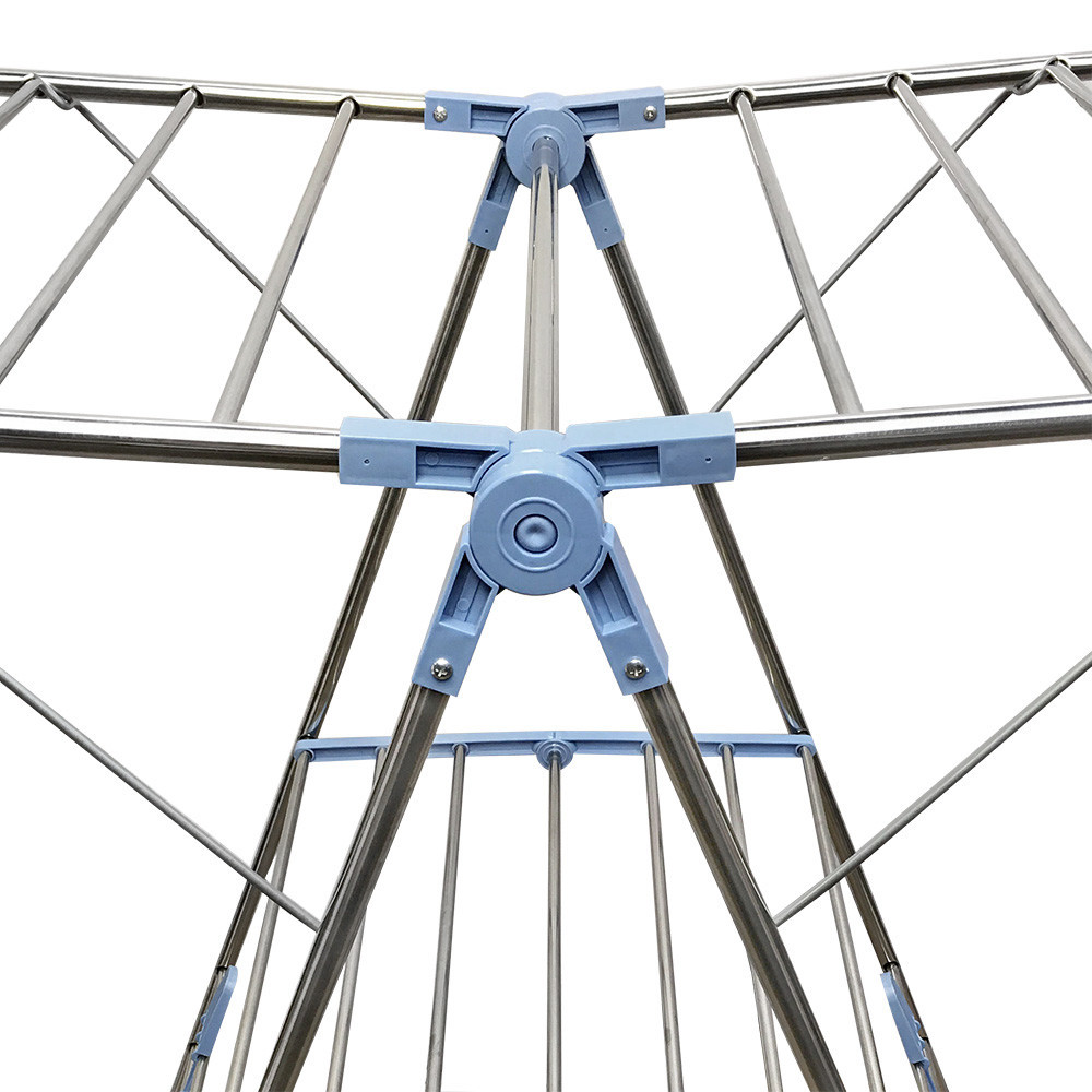 Folding Collapsible Clothes Drying Rack Clotheslines Laundry Hangers