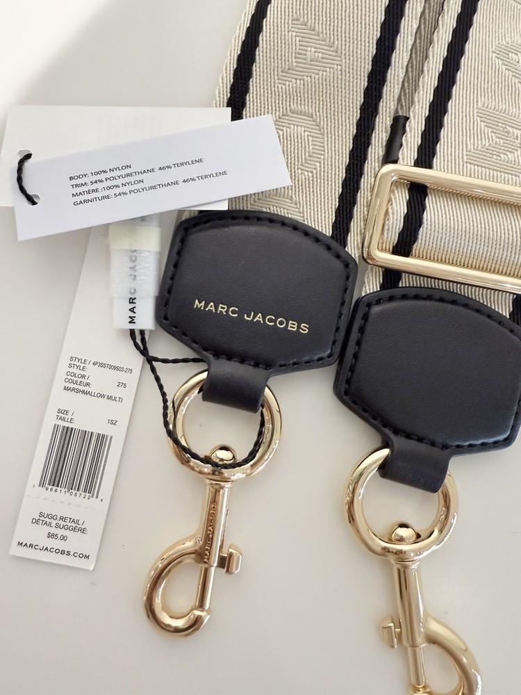 NWT Marc Jacobs Adjustable Crossbody Strap
