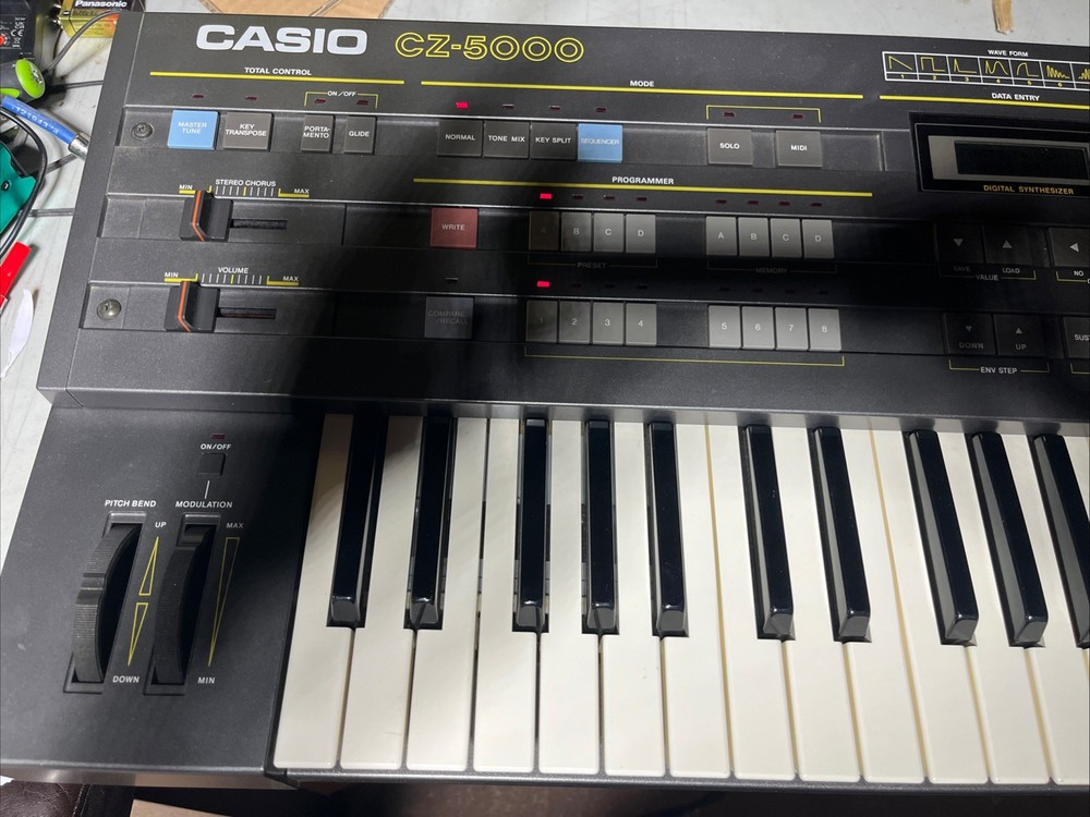 Casio CZ-5000 Keyboard Synthesizer, 61 Key