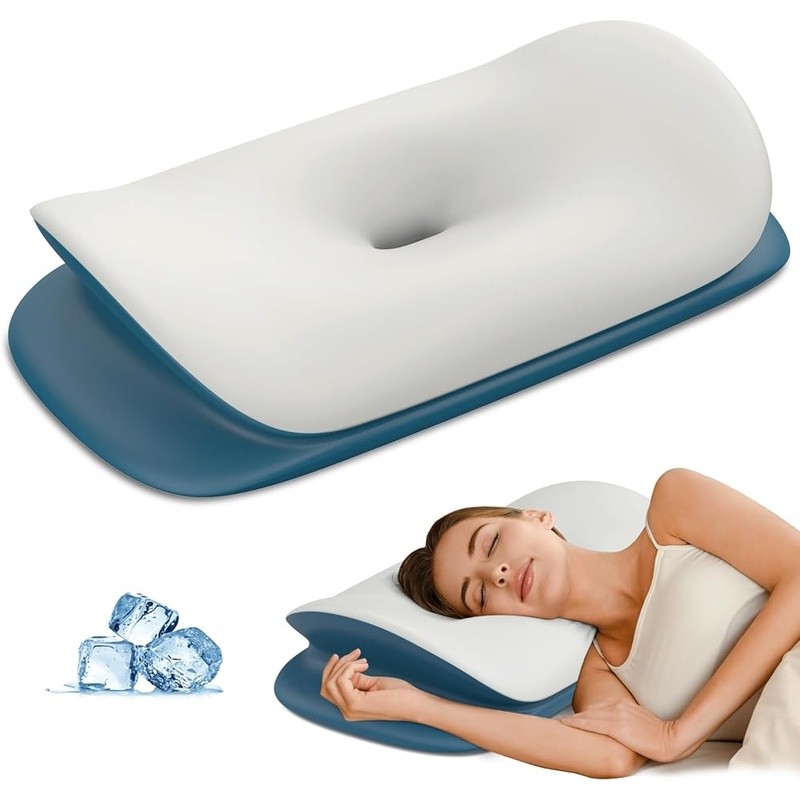 Ergonomic Memory Foam Cervical Pillow Neck Pain Relief Comfortable Sleep Support