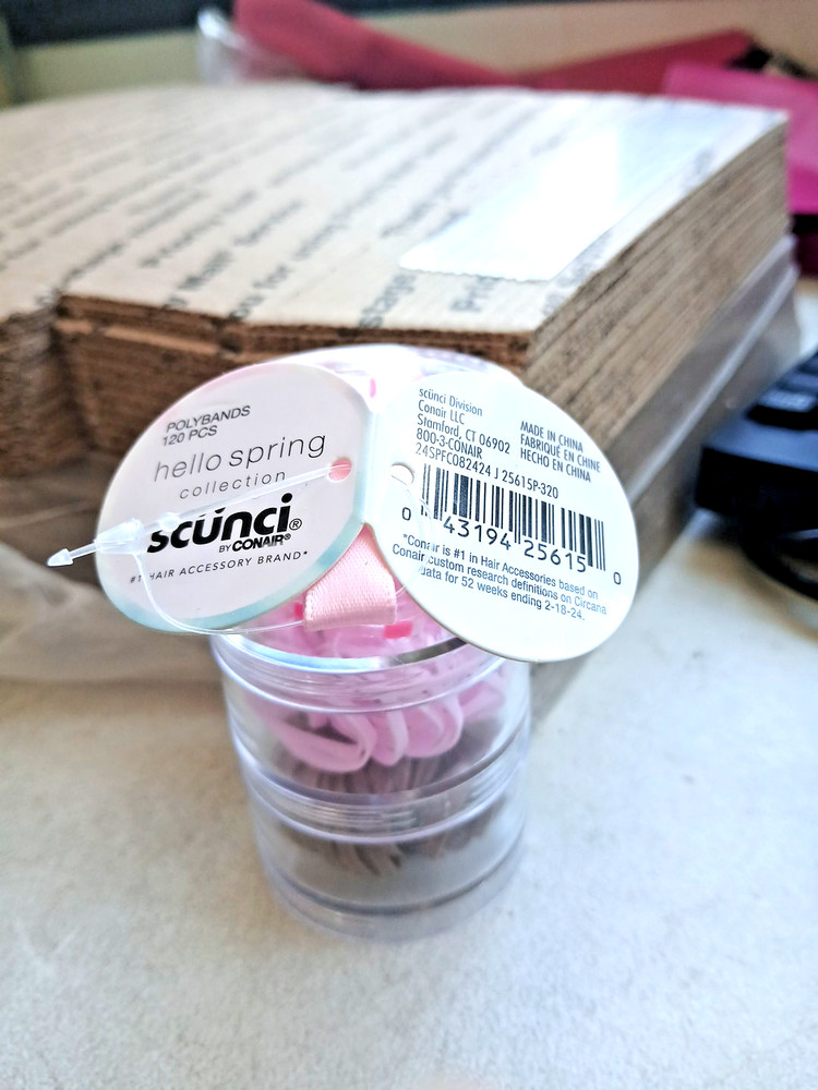 Polybands 120 PCS Hello Spring Collection Scunci By Conair