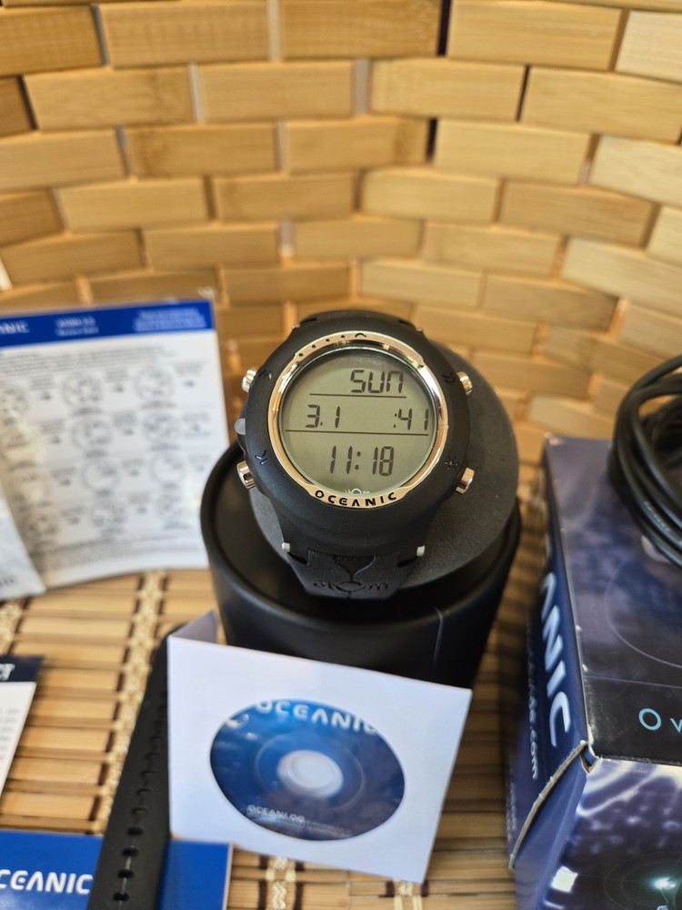 Oceanic Atom 2.0 Dive Computer Watch Air Integrated Nitrox With Transmitter