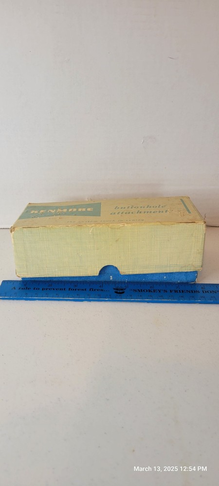 Vintage Kenmore Sewing Machine Buttonhole Attachment