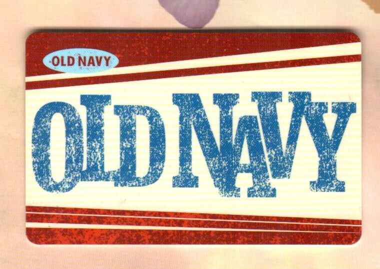 OLD NAVY Classic Logo ( 2006 ) Gift Card ( $0 )