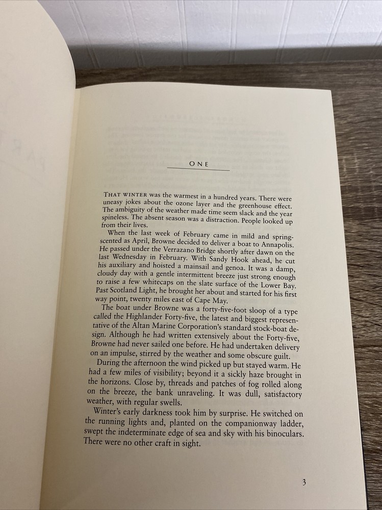 SIGNED FIRST EDITION Leather - Outerbridge Reach Robert Stone FRANKLIN LIBRARY