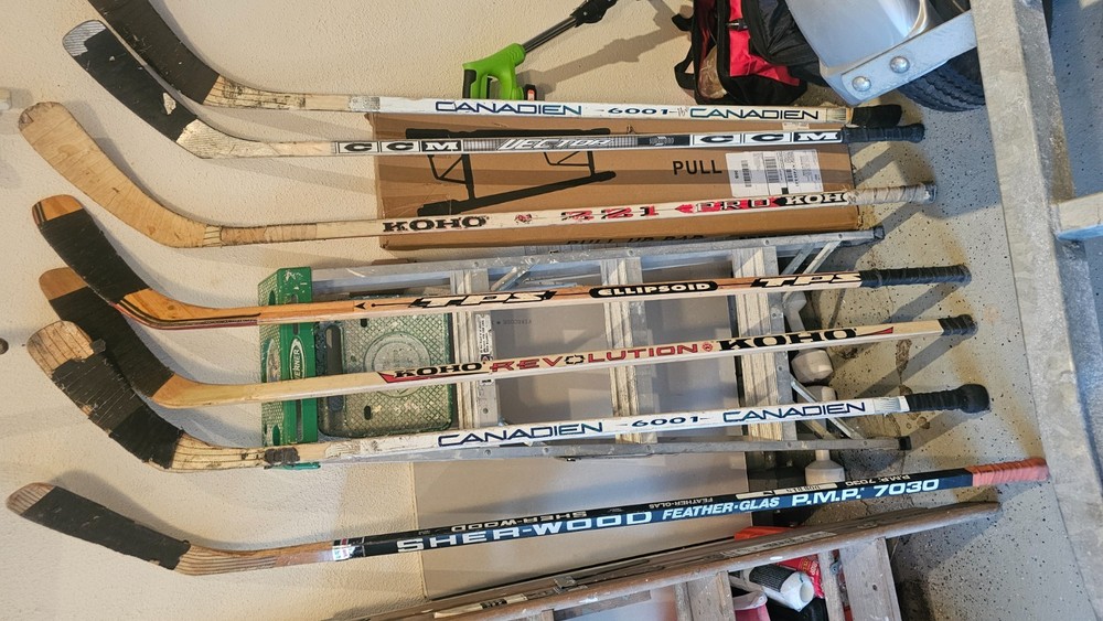 WOODEN HOCKEY STICKS