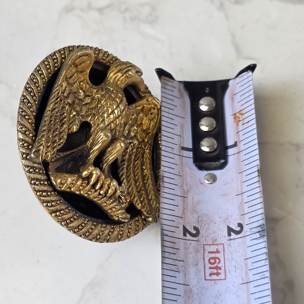 Vintage Eagle Drawer Pull Knob Handle American Military Style Hardware Antique
