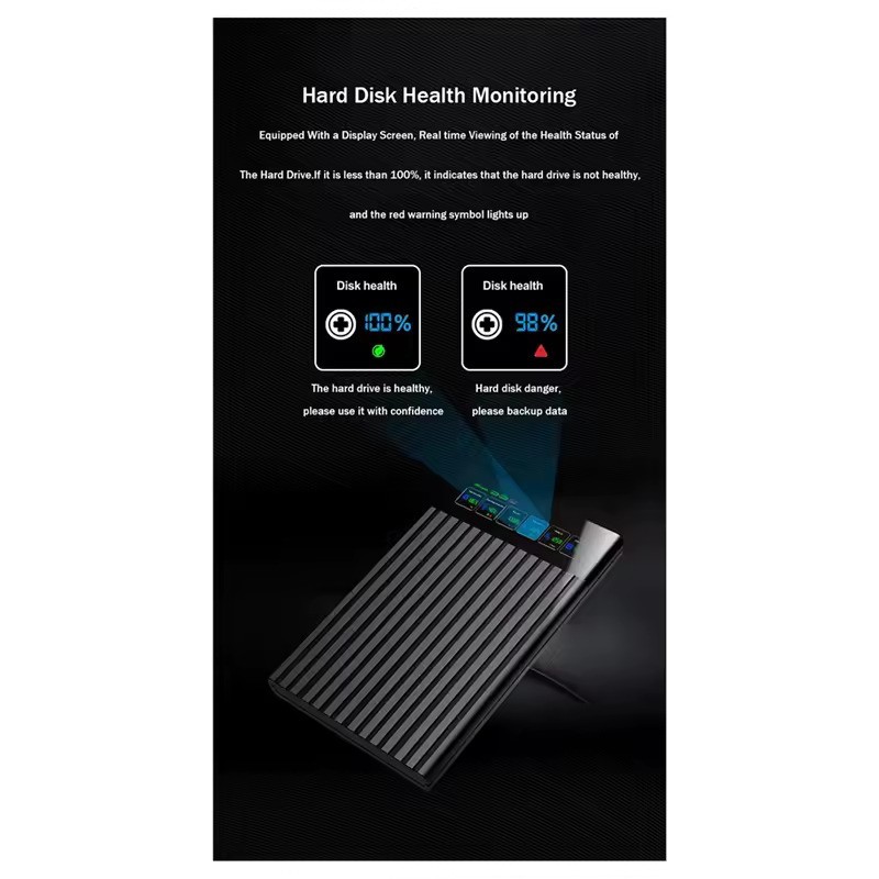 Portable 1TB SSD with LCD