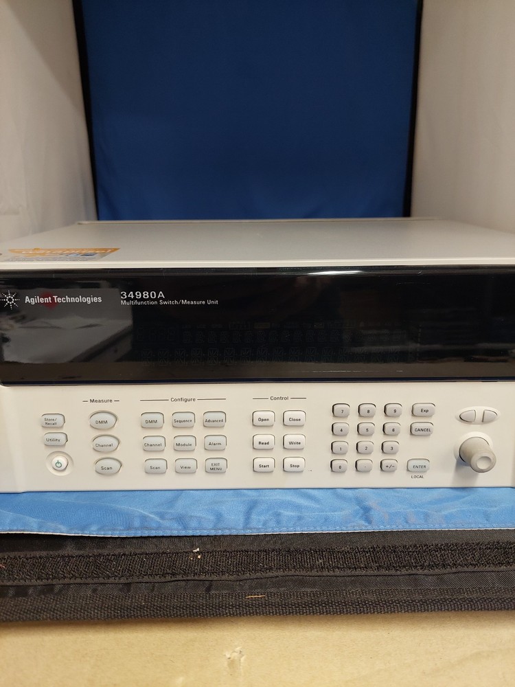 Agilent Technologies 34980A Multifunction Switch Measure Unit with 3 modules