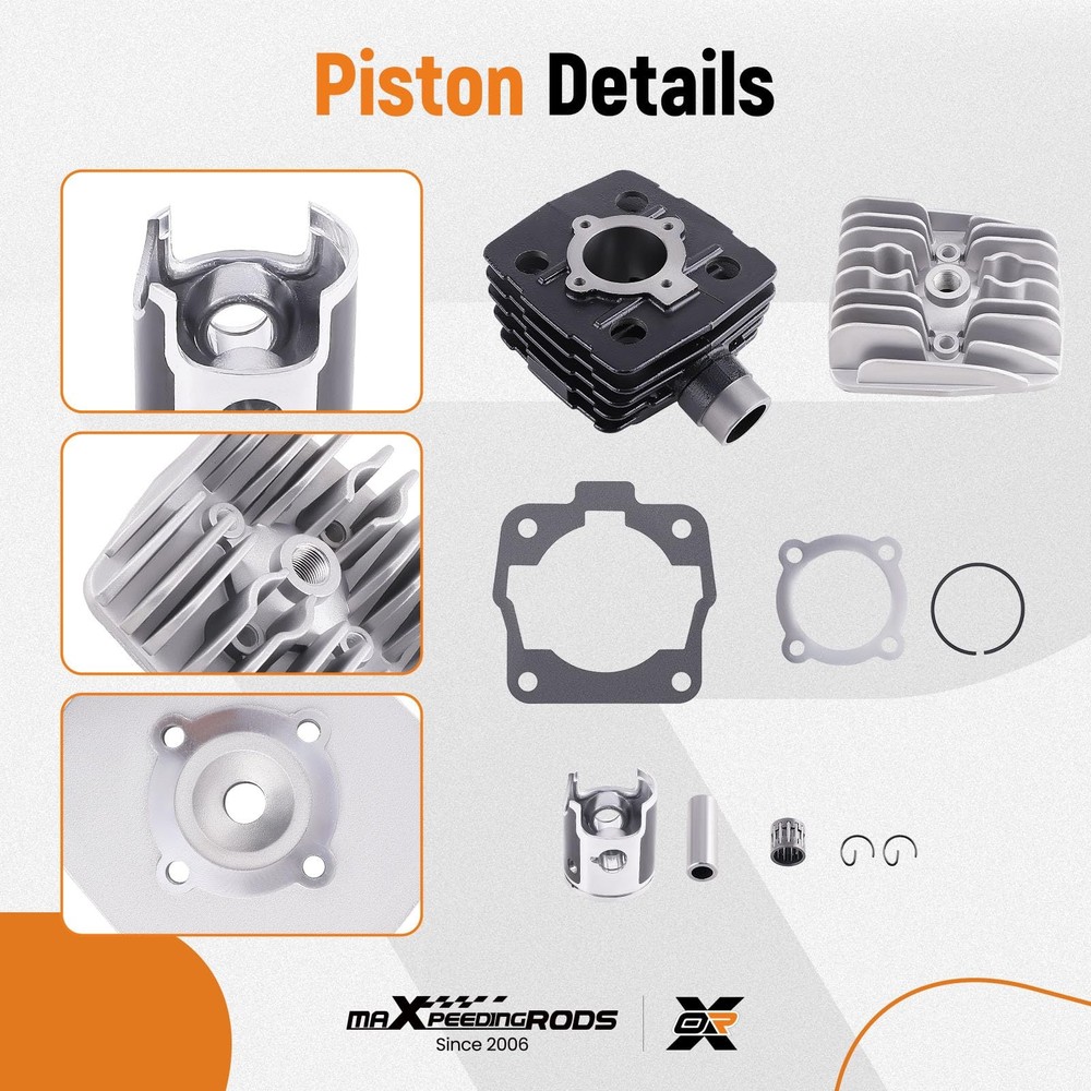 Cylinder Head Piston Kit for 50 SX Air Cool Engine
