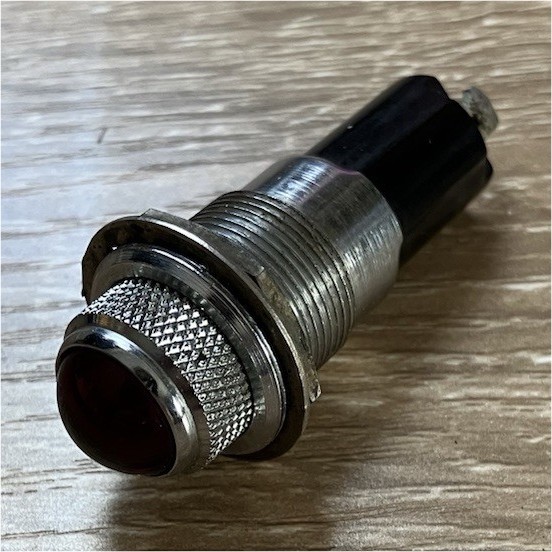 Dialco Panel Indicator Lamp Red Lens 125V