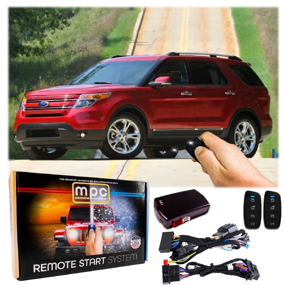 4-Button Extended Range Remote Starter For 2011-2015 Ford Explorer