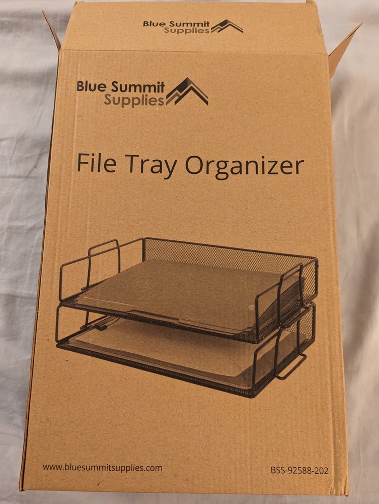 File Tray Organizer Blue Summit Supplies