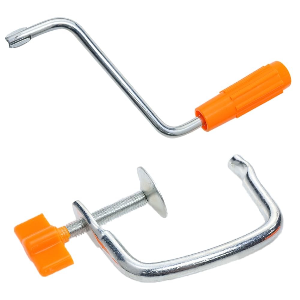 Pasta Machine Replacement Handle & Clip Set - Kitchen Accessories, Table Clamp