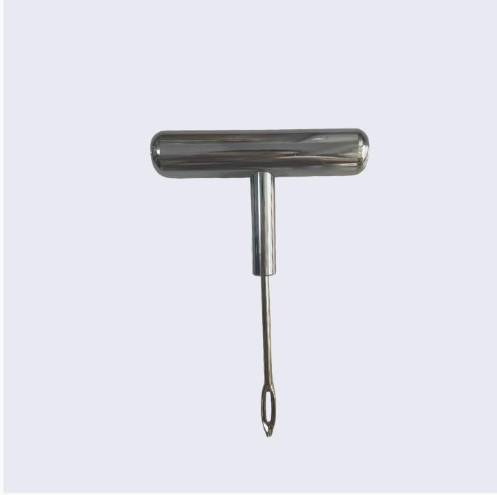 Auto Stainless Steel Solid T-Handle Set - Pro Heavy Duty Spiral Probe & Split