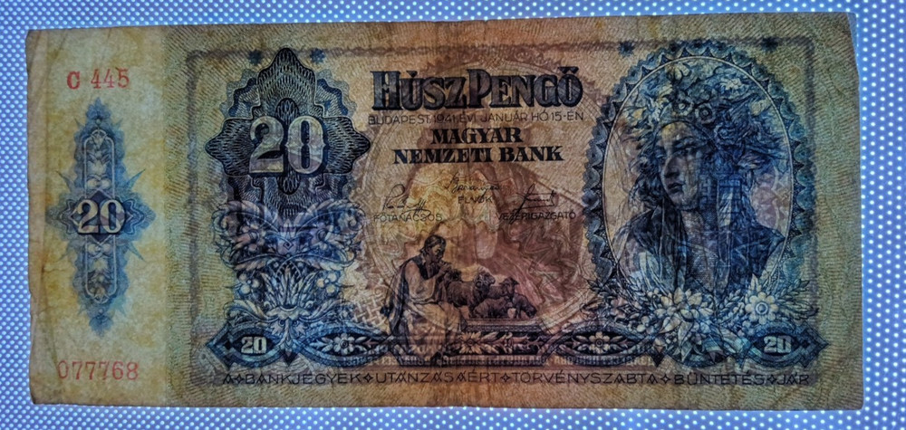 Hungary 1941 20 Pengo CIRC Fair