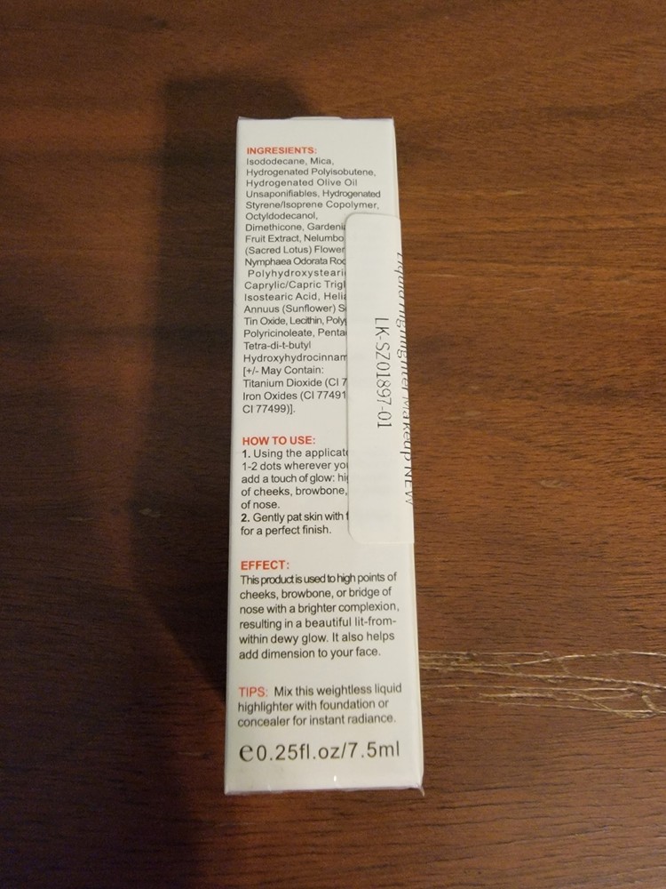 Lakerain Natural Light Liquid Highlighter - Moonlight - 0.25 oz