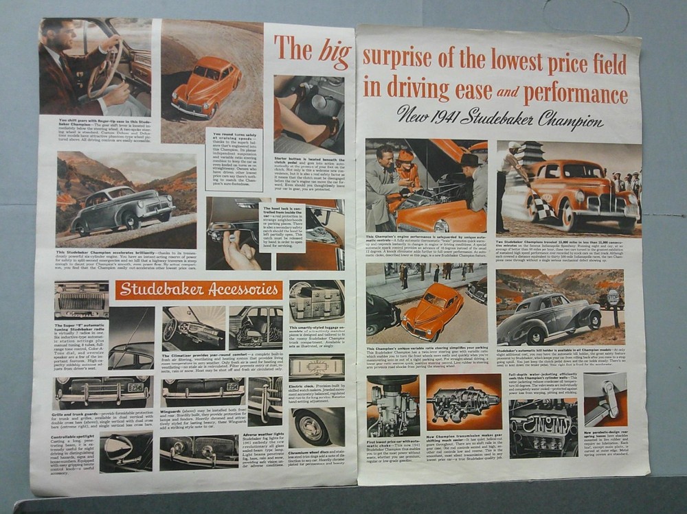 1941 Studebaker Champion Sales Catalog