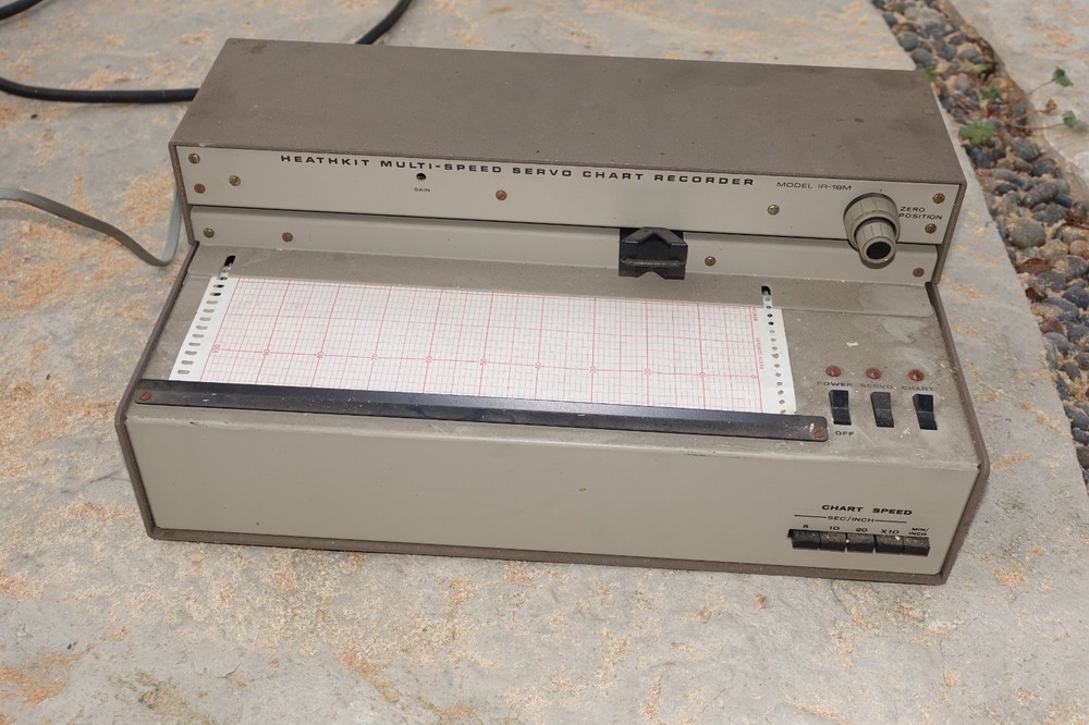 heathkit multi-speed servo chart recorder IR-18M