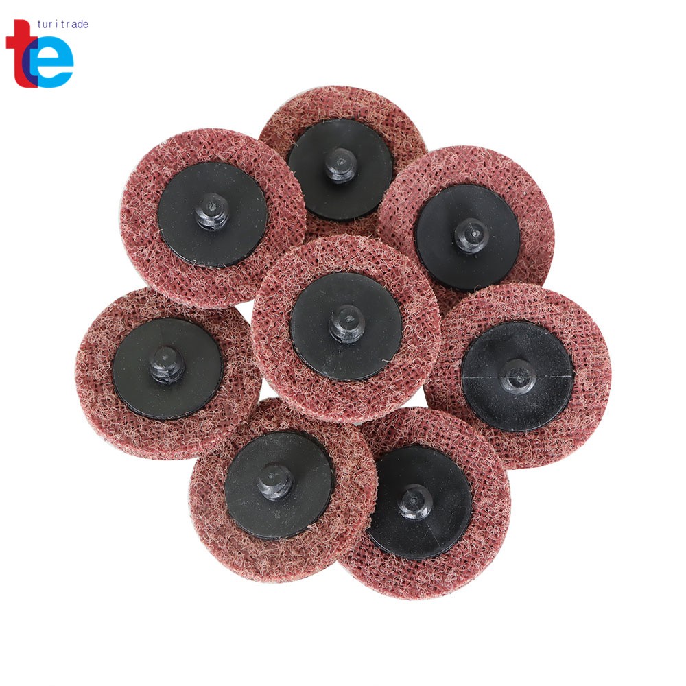 2" Medium Surface Conditioning Roll Lock Sanding Discs For Die Grinder 50 Pack