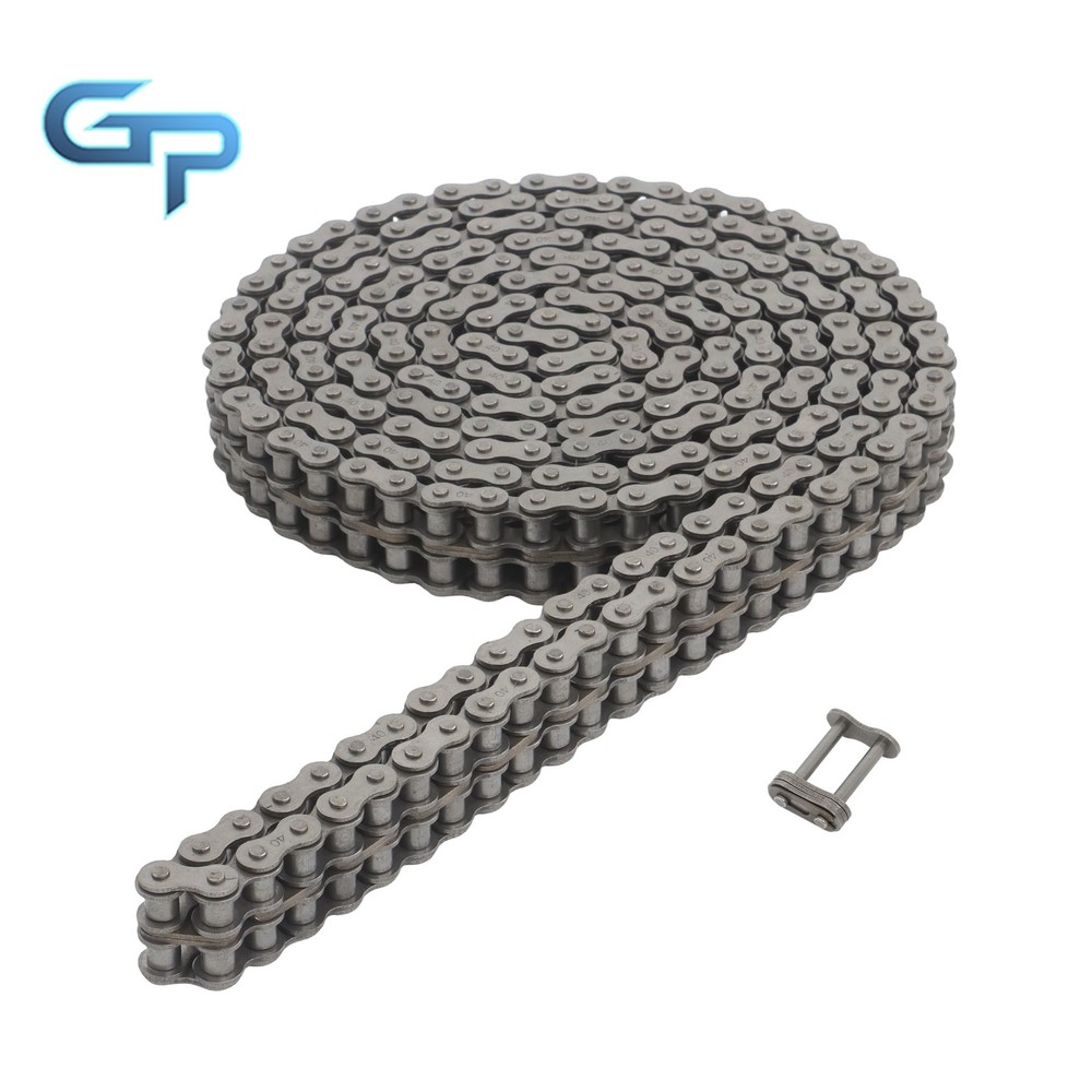 #40-2 Double Roller Chain 10 FT for Drive Systems with 2 Master Links