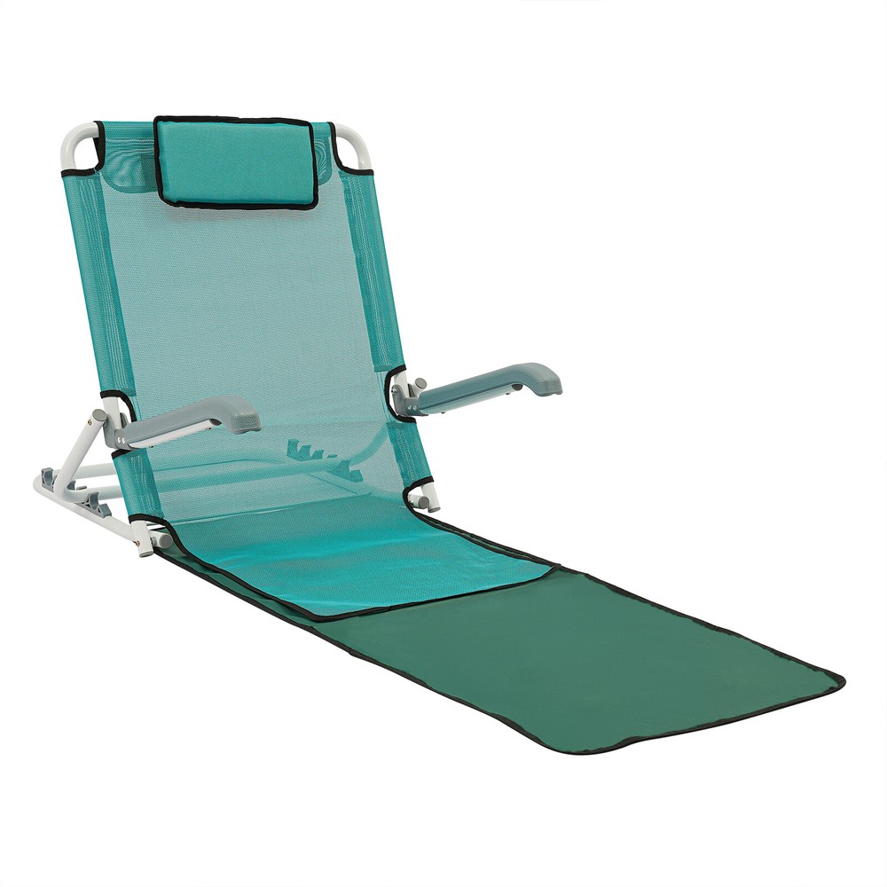 Foldable Adjustable Bed Backrest Support Sit-up Back Rest Bed Chair 198.42 lbs