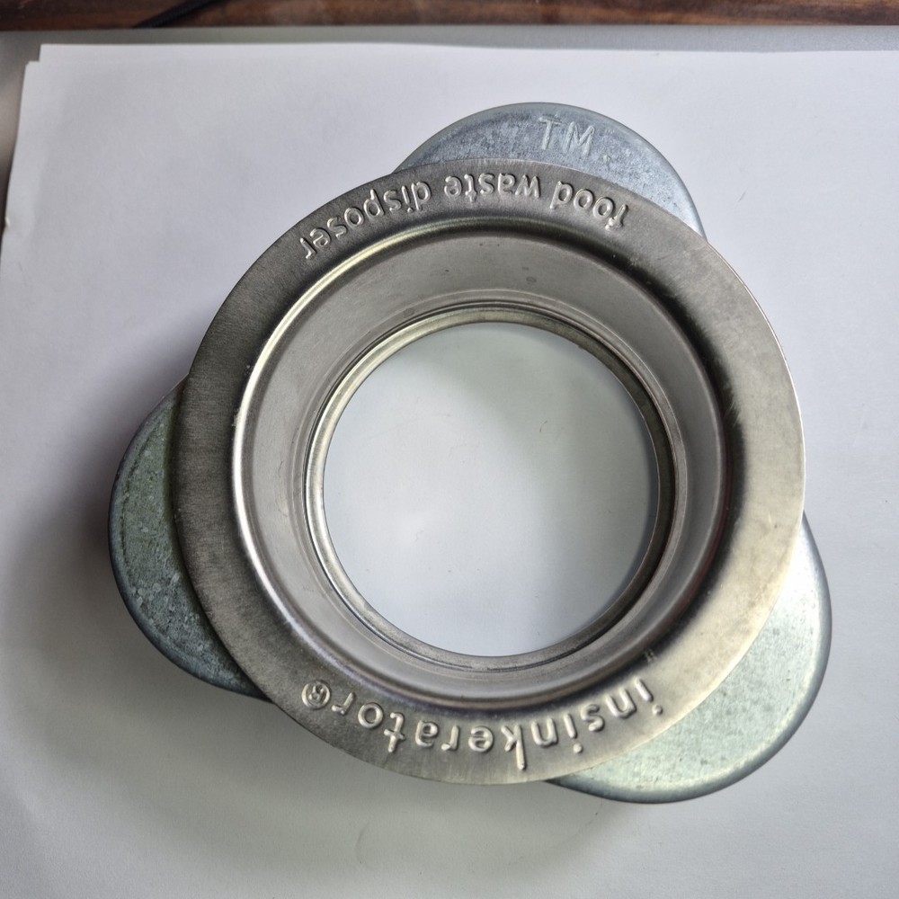 InSinkErator Quick Lock Mount 5in Stainless Garbage Disposal Sink Flange