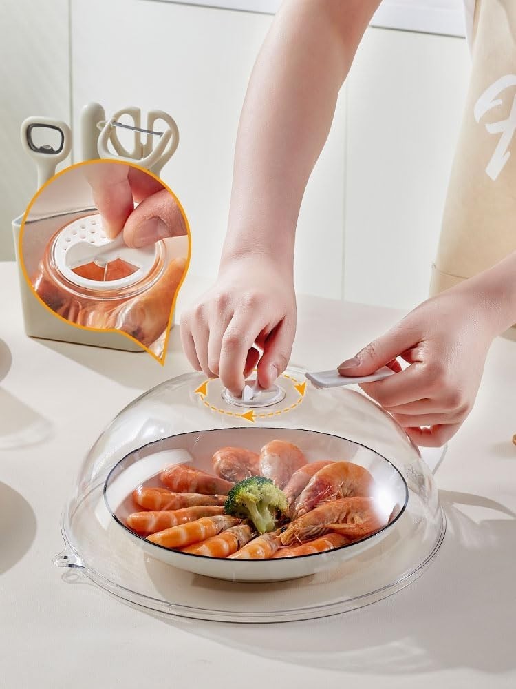 Versatile Microwave Splash Shield | Non-Toxic BPA-Free Kitchen Essential